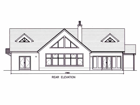 Designer House, Wicklow | Rear Elevation